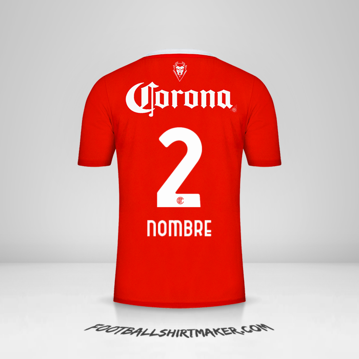 Camiseta Toluca FC 2023/2024 -  nombre - 2