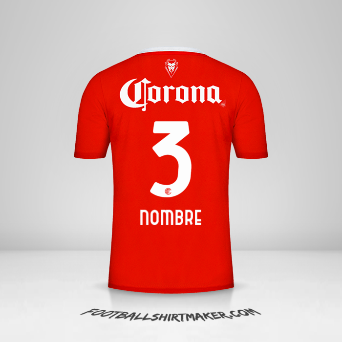Camiseta Toluca FC 2023/2024 -  nombre - 3