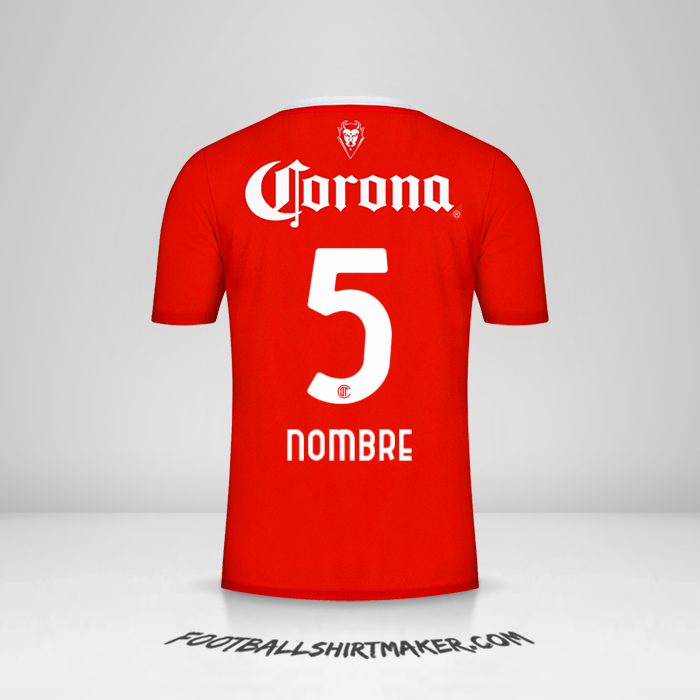 Jersey Toluca FC 2023/2024 -  nombre - 5