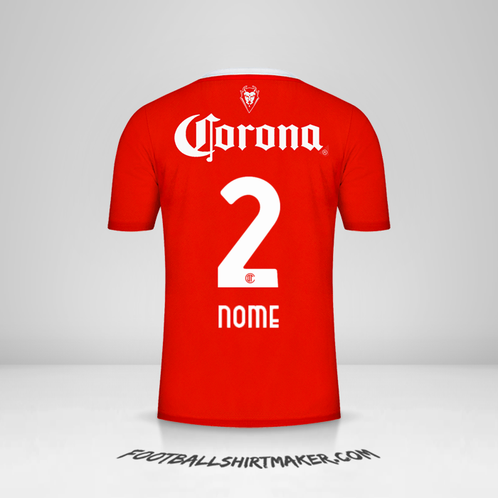 Camisola Toluca FC 2023/2024 -  nome - 2
