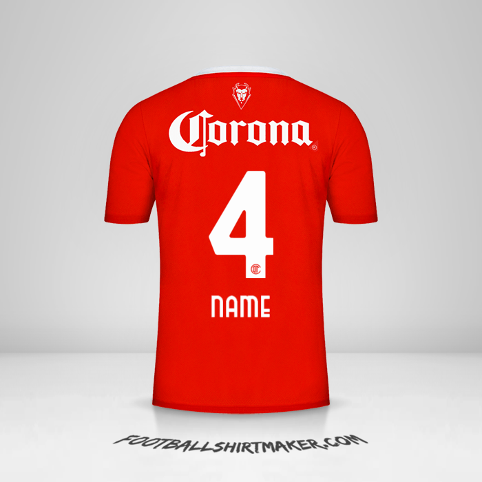 Jersey Toluca FC 2023/2024 -  name - 4