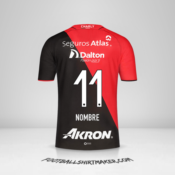 Camiseta Atlas 2023/2024 -  nombre - 11