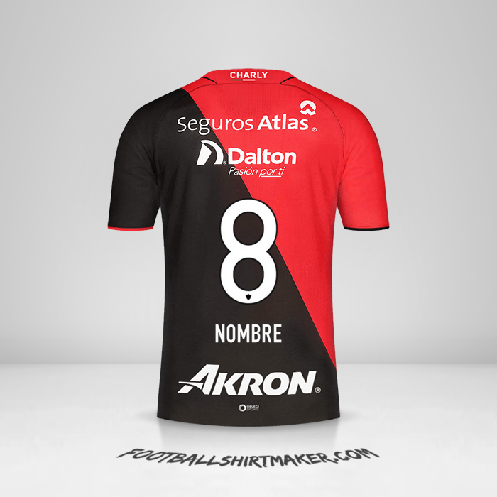 Camiseta Atlas 2023/2024 -  nombre - 8