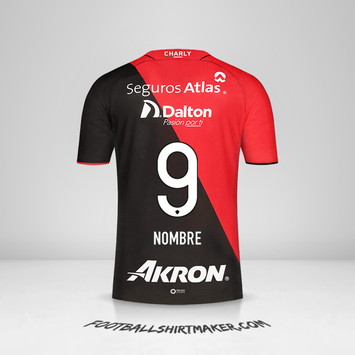 Jersey Atlas 2023/2024 -  nombre - 9