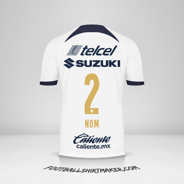 Maillot Pumas UNAM 2023/2024 -  nom - 2