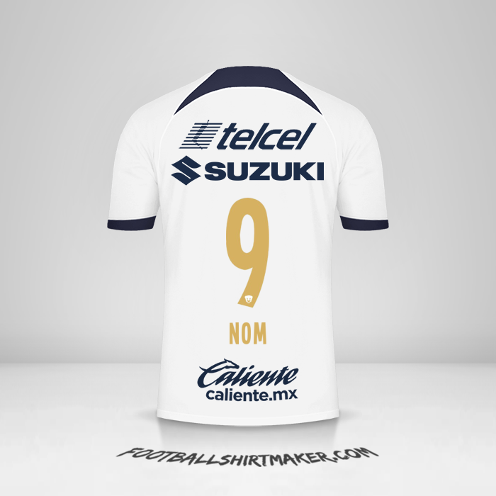 Maillot Pumas UNAM 2023/2024 -  nom - 9