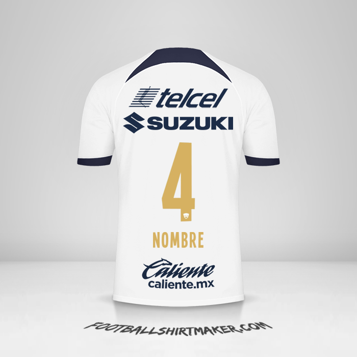 Jersey Pumas UNAM 2023/2024 -  nombre - 4