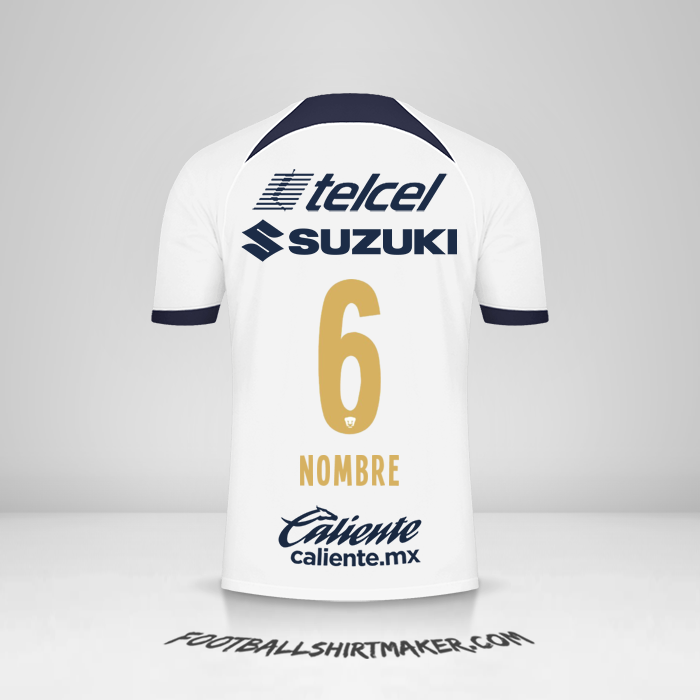 Jersey Pumas UNAM 2023/2024 -  nombre - 6