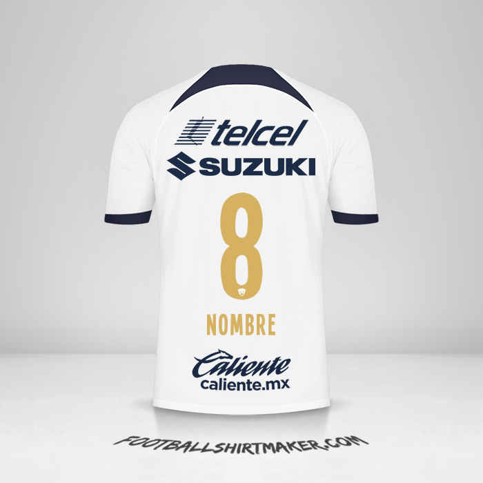 Camiseta Pumas UNAM 2023/2024 -  nombre - 8