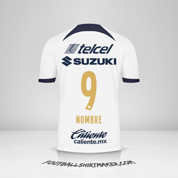 Jersey Pumas UNAM 2023/2024 -  nombre - 9