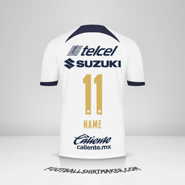 Jersey Pumas UNAM 2023/2024 -  name - 11