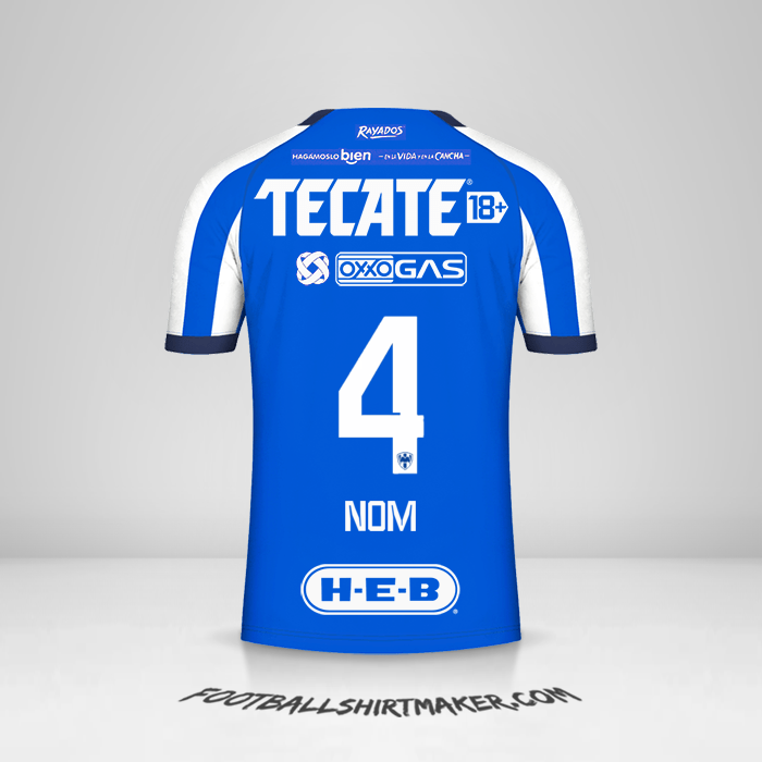 Maillot Monterrey 2023/2024 -  nom - 4