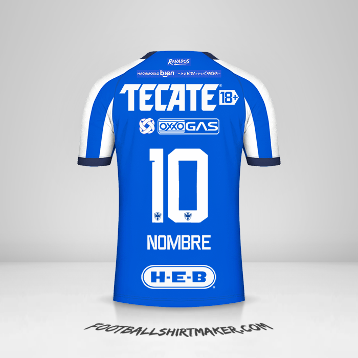 Jersey Monterrey 2023/2024 -  nombre - 10