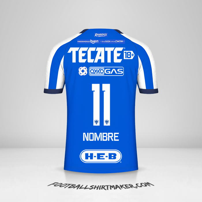 Jersey Monterrey 2023/2024 -  nombre - 11