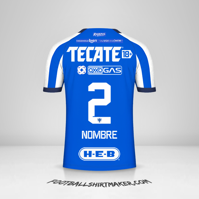 Jersey Monterrey 2023/2024 -  nombre - 2