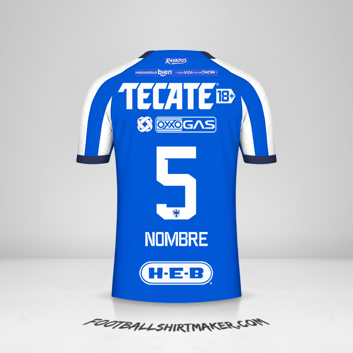 Camiseta Monterrey 2023/2024 -  nombre - 5