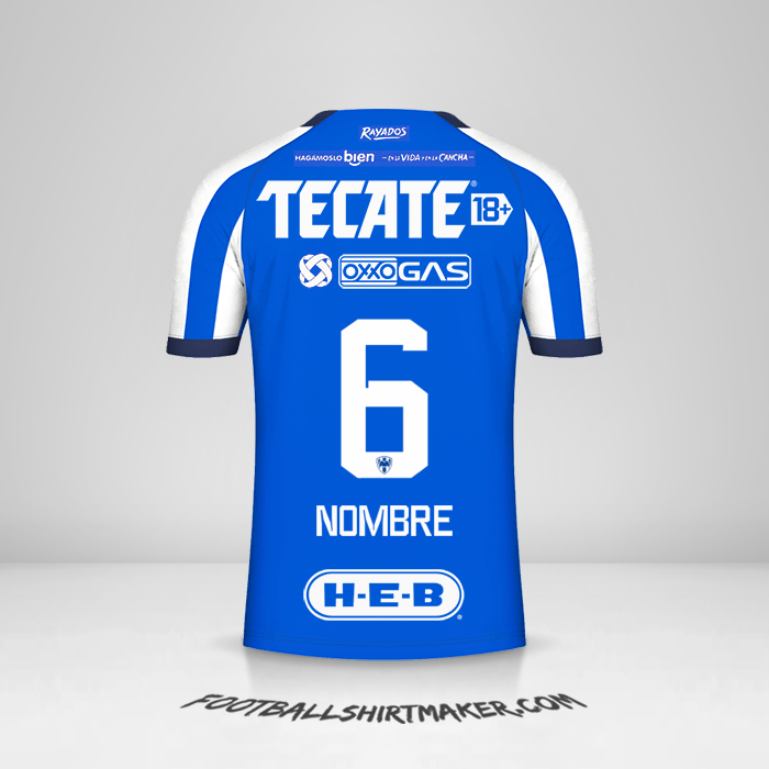Camiseta Monterrey 2023/2024 -  nombre - 6