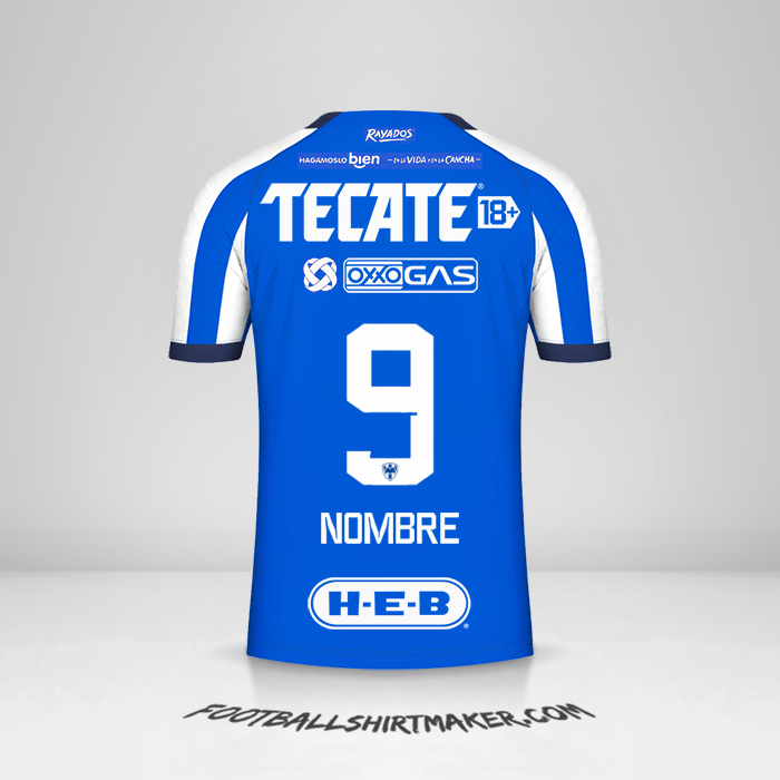 Jersey Monterrey 2023/2024 -  nombre - 9