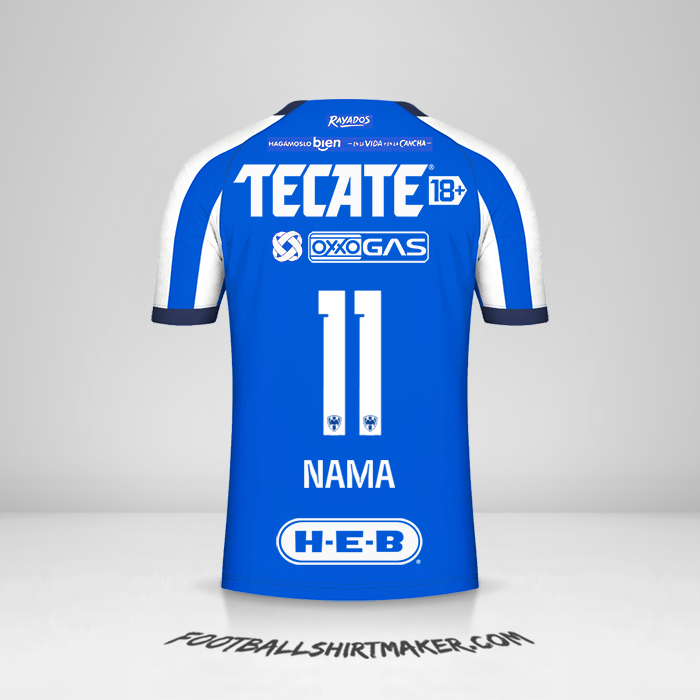 Jersey Monterrey 2023/2024 -  nama - 11