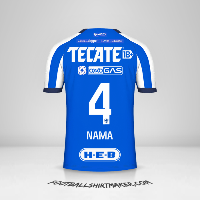 Jersey Monterrey 2023/2024 -  nama - 4