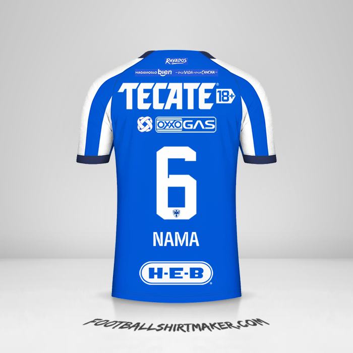 Jersey Monterrey 2023/2024 -  nama - 6