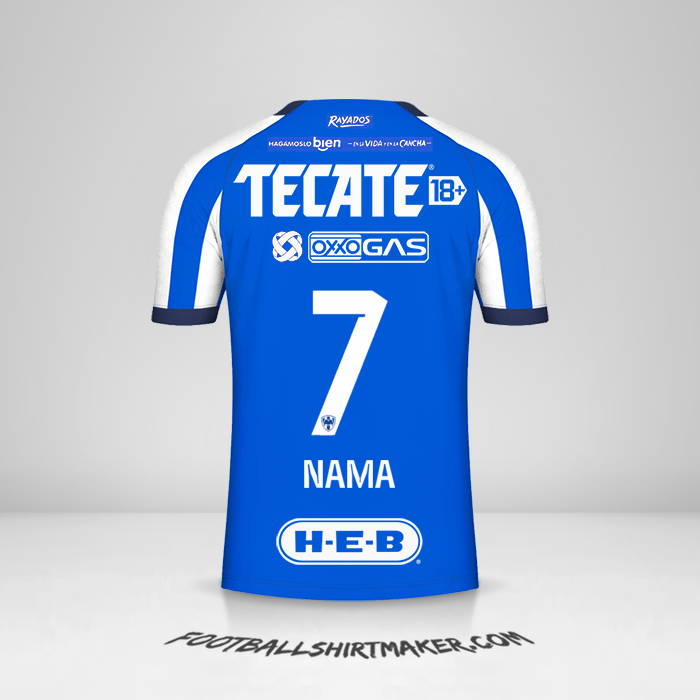 Jersey Monterrey 2023/2024 -  nama - 7