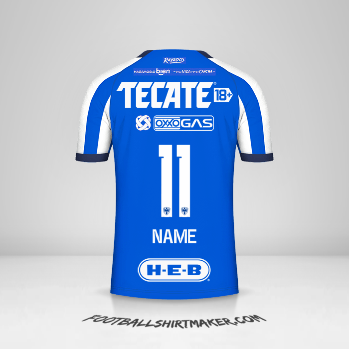 Jersey Monterrey 2023/2024 -  name - 11
