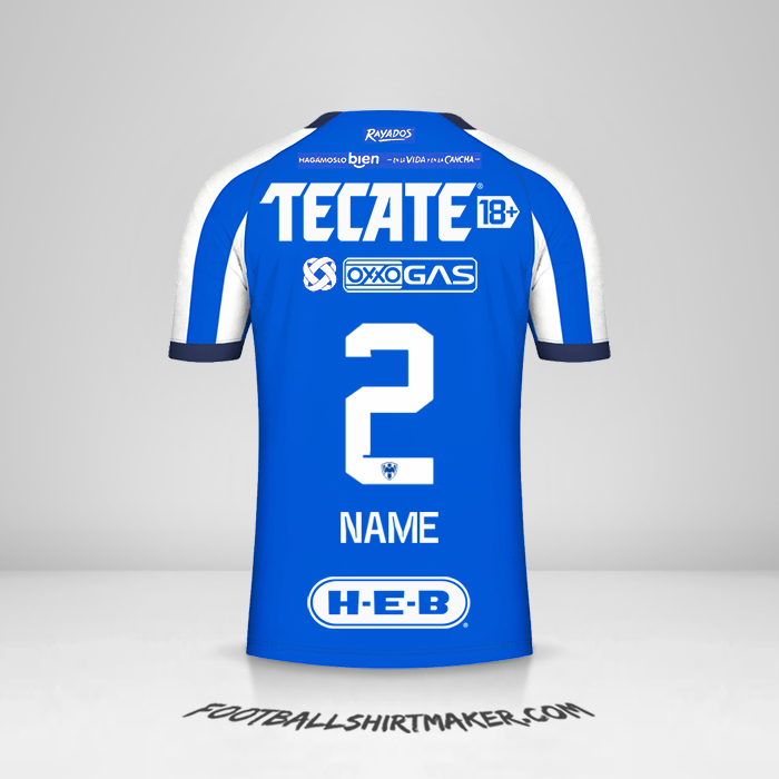 Shirt Monterrey 2023/2024 -  name - 2