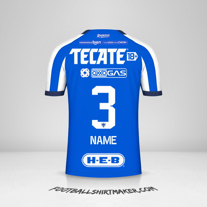 Shirt Monterrey 2023/2024 -  name - 3