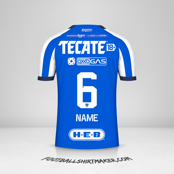 Shirt Monterrey 2023/2024 -  name - 6