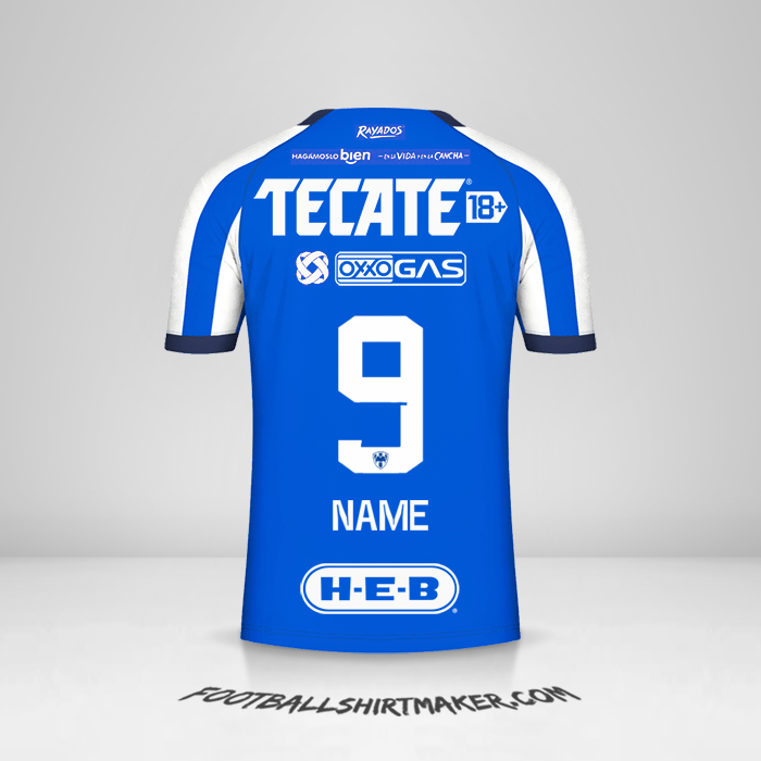 Jersey Monterrey 2023/2024 -  name - 9