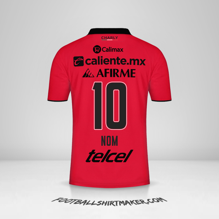 Maillot Club Tijuana 2023/2024 -  nom - 10