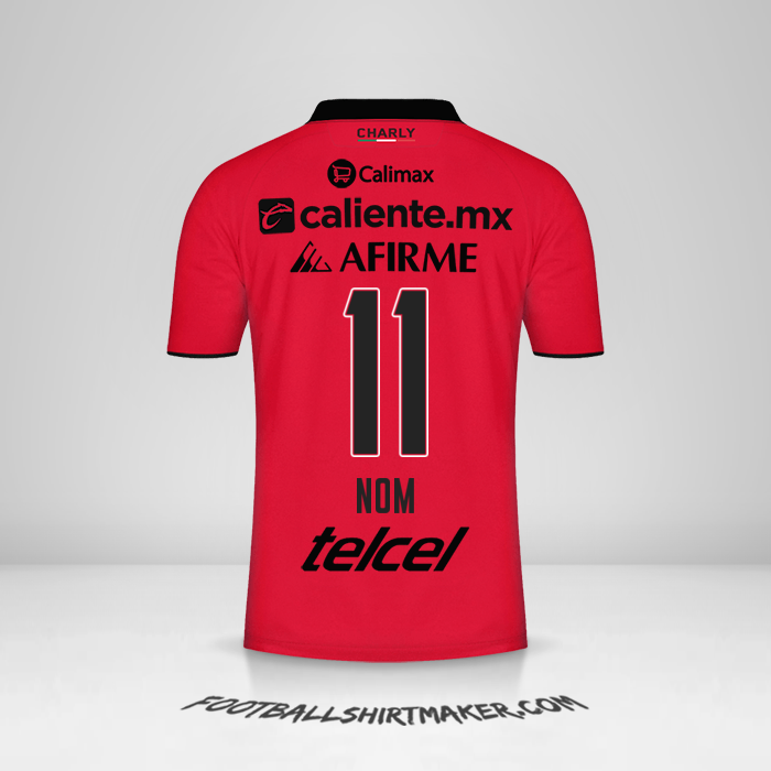 Maillot Club Tijuana 2023/2024 -  nom - 11