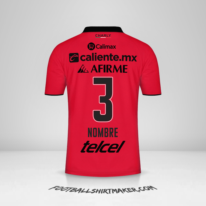 Camiseta Club Tijuana 2023/2024 -  nombre - 3