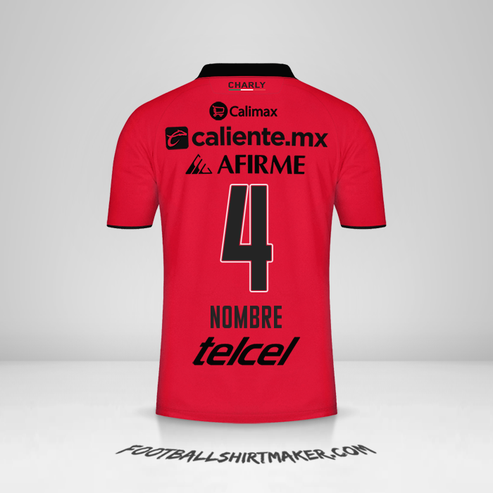 Camiseta Club Tijuana 2023/2024 -  nombre - 4