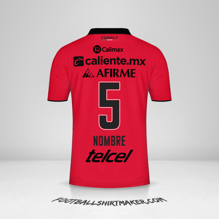 Camiseta Club Tijuana 2023/2024 -  nombre - 5