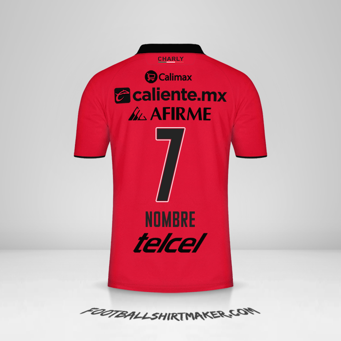 Camiseta Club Tijuana 2023/2024 -  nombre - 7