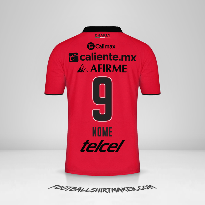 Camisa Club Tijuana 2023/2024 -  nome - 9