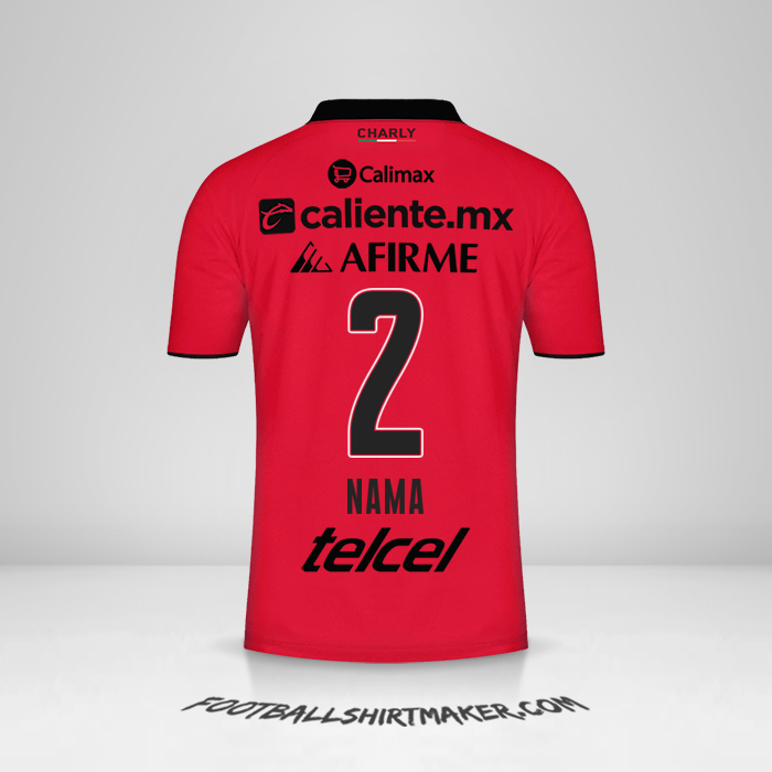 Jersey Club Tijuana 2023/2024 -  nama - 2