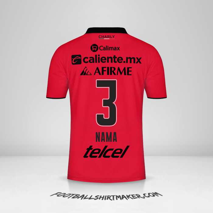 Jersey Club Tijuana 2023/2024 -  nama - 3