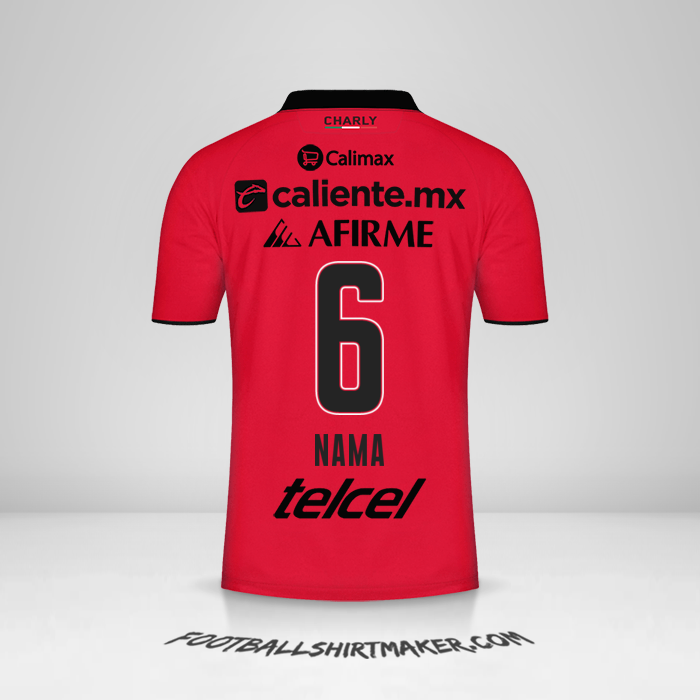 Jersey Club Tijuana 2023/2024 -  nama - 6