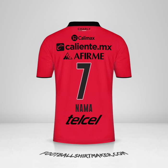 Jersey Club Tijuana 2023/2024 -  nama - 7
