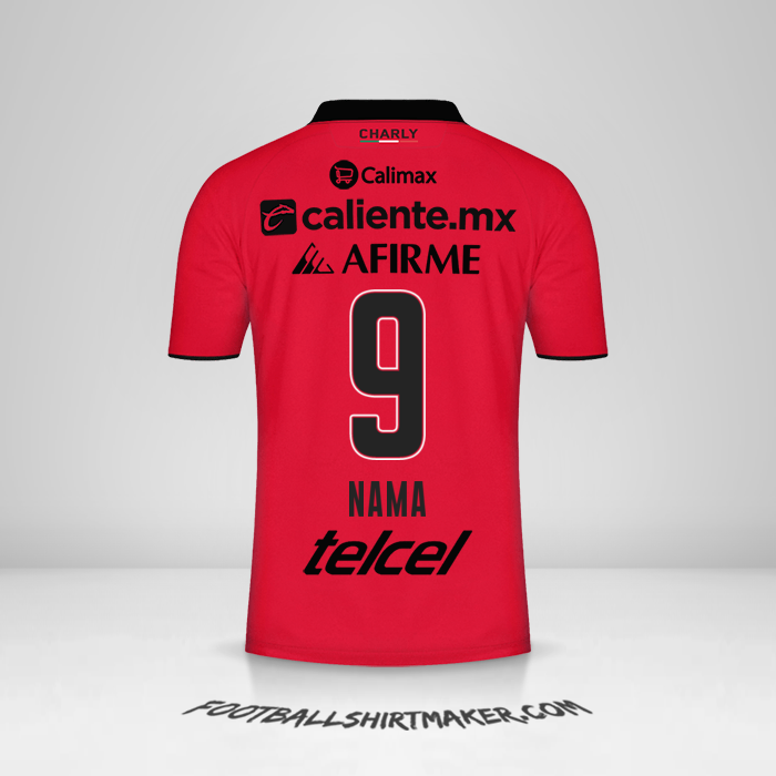 Jersey Club Tijuana 2023/2024 -  nama - 9