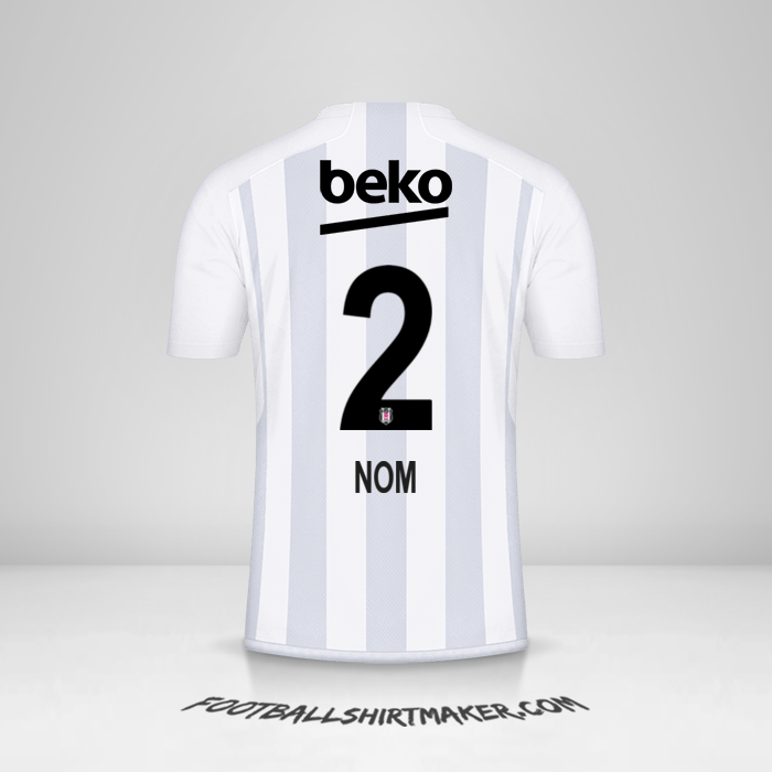 Maillot Besiktas JK 2023/2024 -  nom - 2