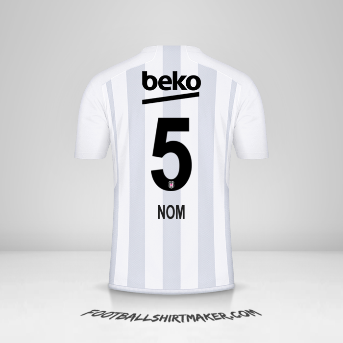 Maillot Besiktas JK 2023/2024 -  nom - 5