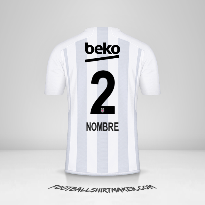 Camiseta Besiktas JK 2023/2024 -  nombre - 2