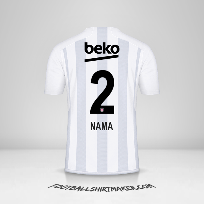 Jersey Besiktas JK 2023/2024 -  nama - 2