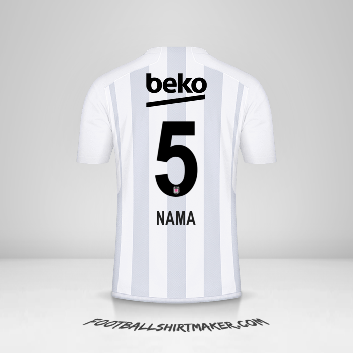 Jersey Besiktas JK 2023/2024 -  nama - 5