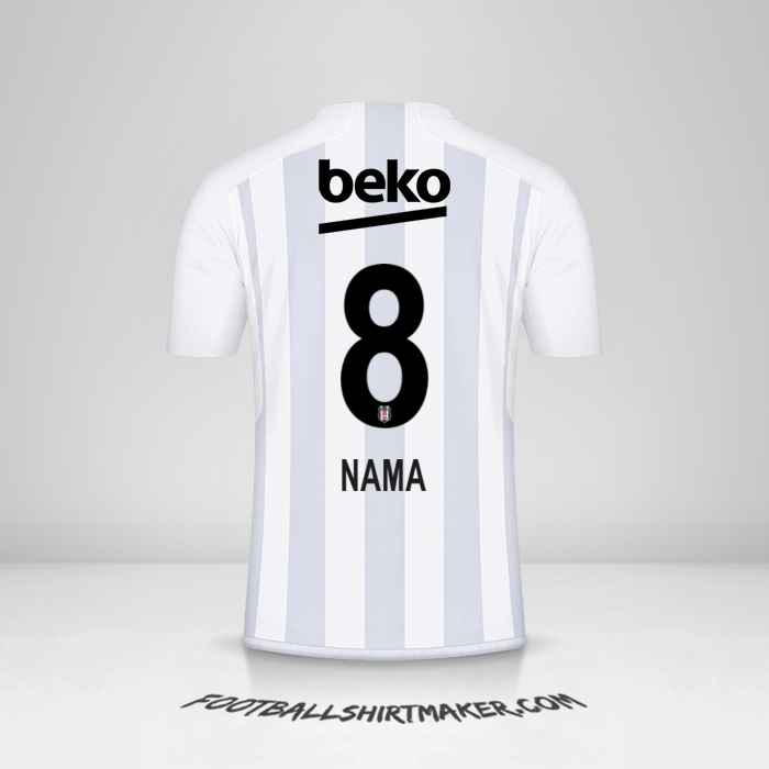 Jersey Besiktas JK 2023/2024 -  nama - 8