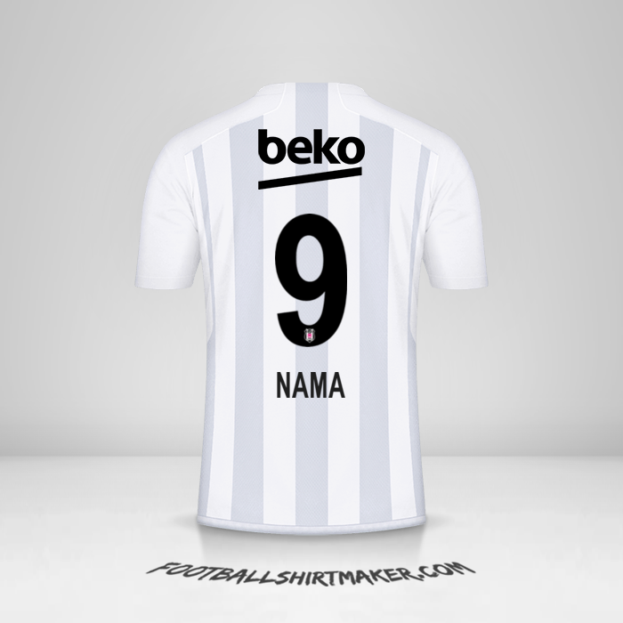 Jersey Besiktas JK 2023/2024 -  nama - 9